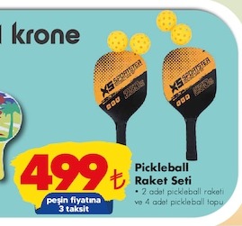 Pickleball Raket Seti