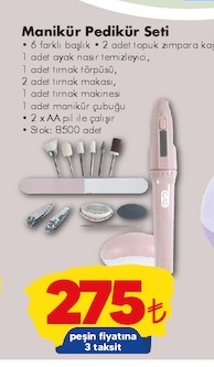 Manikür Pedikür Seti 2 Aa Pil