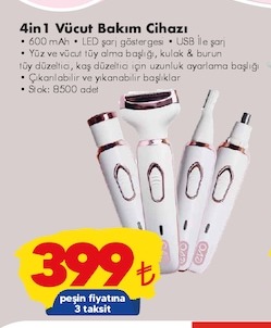4'Ü 1 Arada Vücut Bakım Cihazı