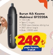 Burun Kılı Kesme Makinesi Gt2220A