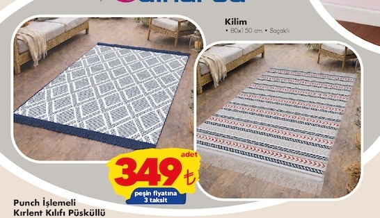 Punch İşlemeli Kilim