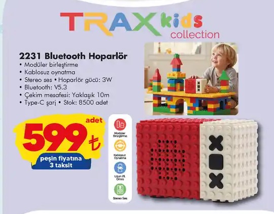 Trax Kids Collection Bluetooth Hoparlör 2231