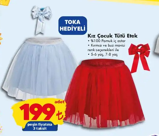 Kız Çocuk Tütü Etek