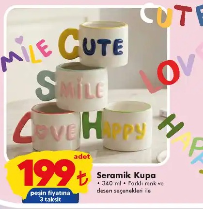 Seramik Kupa 340Ml