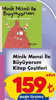 Minik Monsi İle Büyüyorum Kitap Çeşitleri