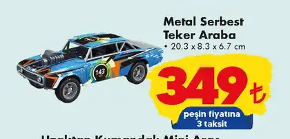 Metal Serbest Teker Araba