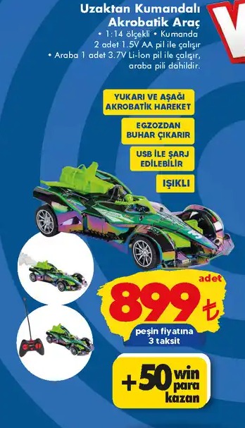 Uzaktan Kumandalı Akrobatik Araba