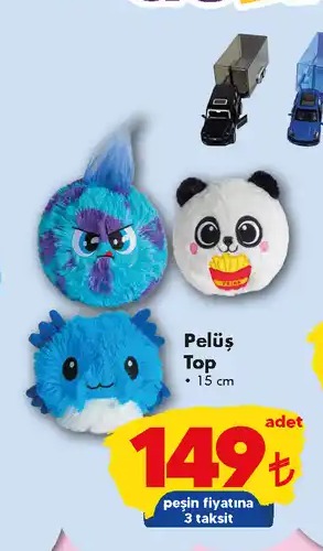 Peluş Top 15 Cm