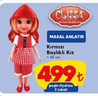 Kırmızı Başlıklı Kız 40 Cm