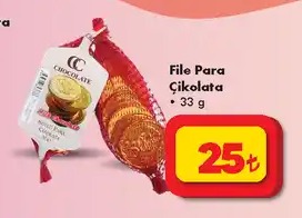 File Para Çikolata 33G