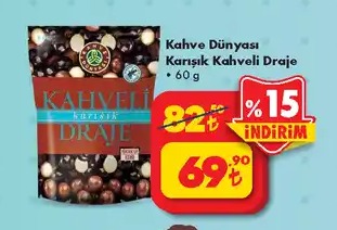 Kahve Dünyasi Karışık Kahveli Draje 60G