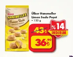 Ülker Hanimeller Limon Soslu Poşet 150G