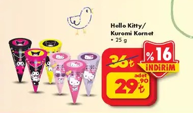 Hello Kitty / Kuromi Kornet 25G