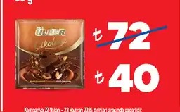 Ülker Ikolinia Bitter Çikolata