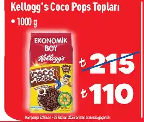Kellogg'S Coco Pops Topları 1000 G