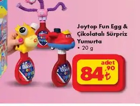 Joytop Fun Egg & Çikolatalı Sürpriz Yumurta 20G