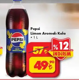 Pepsi Limon Aromalı Kola 1L