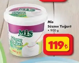 Mis Süzme Yoğurt 900 G