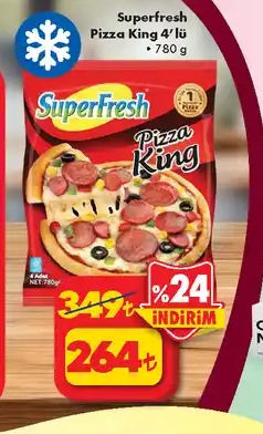 Superfresh Pizza King 4'Lü 780G