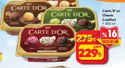 Carte D'Or Classic Çeşitleri 850Ml