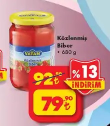 Vatan Közlenmiş Biber 680G