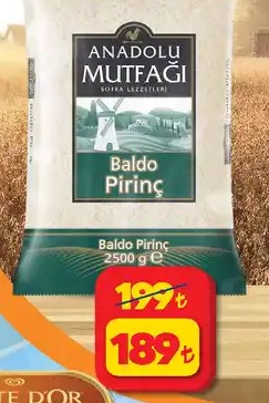 Anadolu Mutfağı Baldo Pirinç 2500G