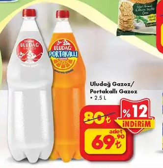 Uludağ Gazoz/ Portakallı Gazoz 2.5L