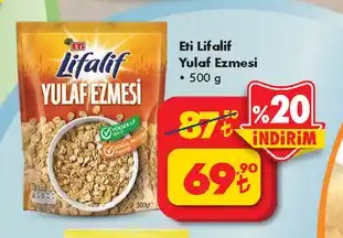 Eti Lifalif Yulaf Ezmesi 500G