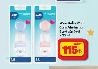 Wee Baby Mini Cam Alıştırma Bardağı Seti 30Ml