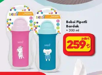 Bebsi Pipetli Bardak 300Ml