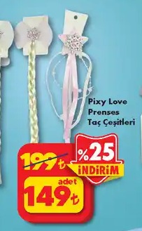 Pixy Love Prenses Taç Çeşitleri