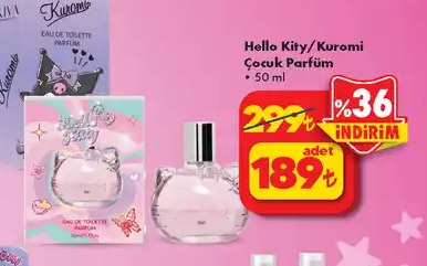 Hello Kity/Kuromi Çocuk Parfüm 50Ml