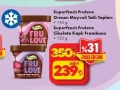 Superfresh Frulove Orman Meyveli Tatlı Topları 140G