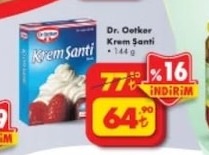 Dr. Oetker Krem Şanti 144G