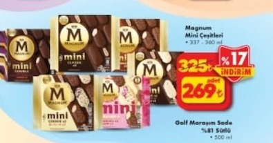 Magnum Mini Çeşitleri 337-360Ml