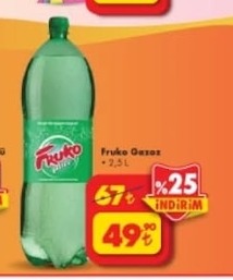 Fruko Gazoz 2.5L