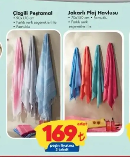 Çizgili Peştemal 90X170Cm