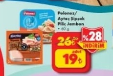 Pelonez Aytaç Pişmiş Jambon 60G