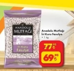 Anadolu Mutfağı İri Kuru Fasulye 1 Kg
