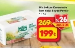 Mi̇s Tam Yağlı Beyaz Peynir 1 Kg