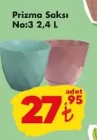Prizma Saksı No:3 2.4 L
