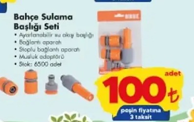 Bahçe Sulama Başlığı Seti