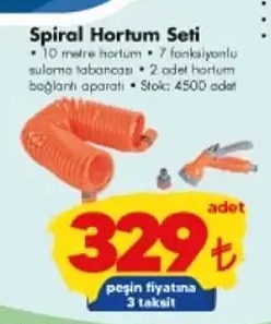 Spiral Hortum Seti 10 Metre Hortum
