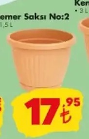 Kemer Saksı No:2 1,5 L