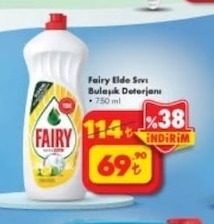 Fairy Elde Sıvı Bulaşık Deterjanı 750 Ml