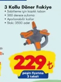 3 Kollu Döner Fıskiye