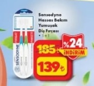 Sensodyne Hassas Bakım Yumuşak Diş Fırçası 1+1 Paket