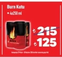 Burn Kutu 4X250 Ml