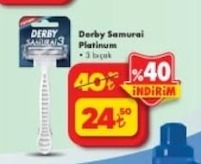 Derby Samurai Platinum 3 Bıçak