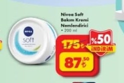 Nivea Soft Bakım Kremi Nemlendirici 200Ml